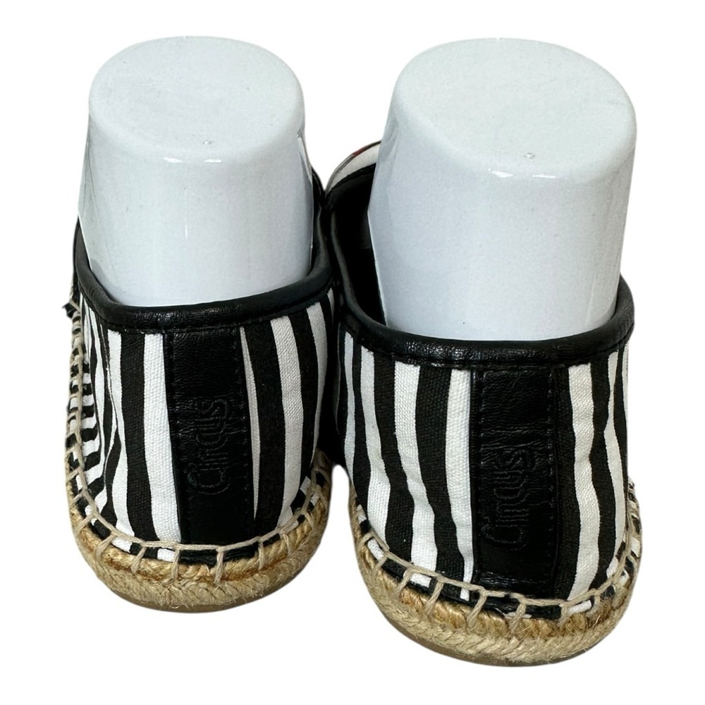 Circus Sam Edelman Women’s Size 9.5 Black White Striped Leni Espadrilles - Picture 3 of 7
